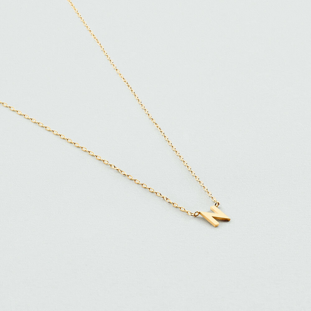 Choker necklace ABC - Golden - Choker necklace  | Agatha