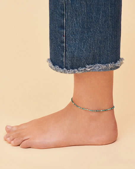 Ankle chain TALISMANS - Turquoise - All jewellery  | Agatha