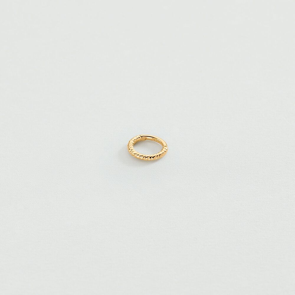 Piercing Helix & Tragus TRAGUS - Golden - Hoop piercing  | Agatha