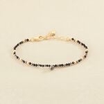 Link bracelet DIAMONDS - Gun - All jewellery  | Agatha