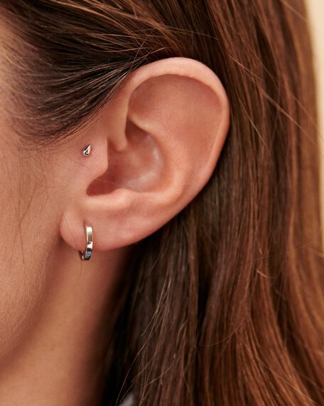 Piercing Helix & Tragus EAR1POLENE - Silver - All jewellery  | Agatha