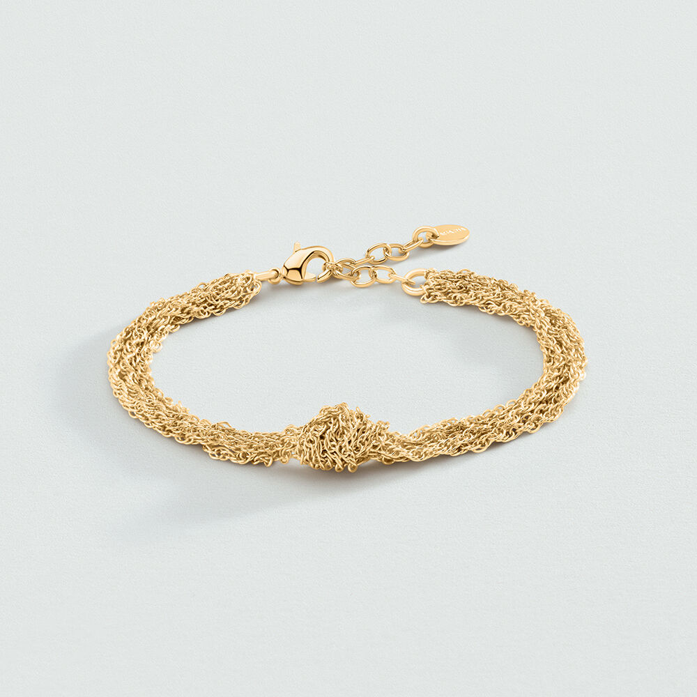 Link bracelet SOLFERINO - Golden - Bracelets  | Agatha