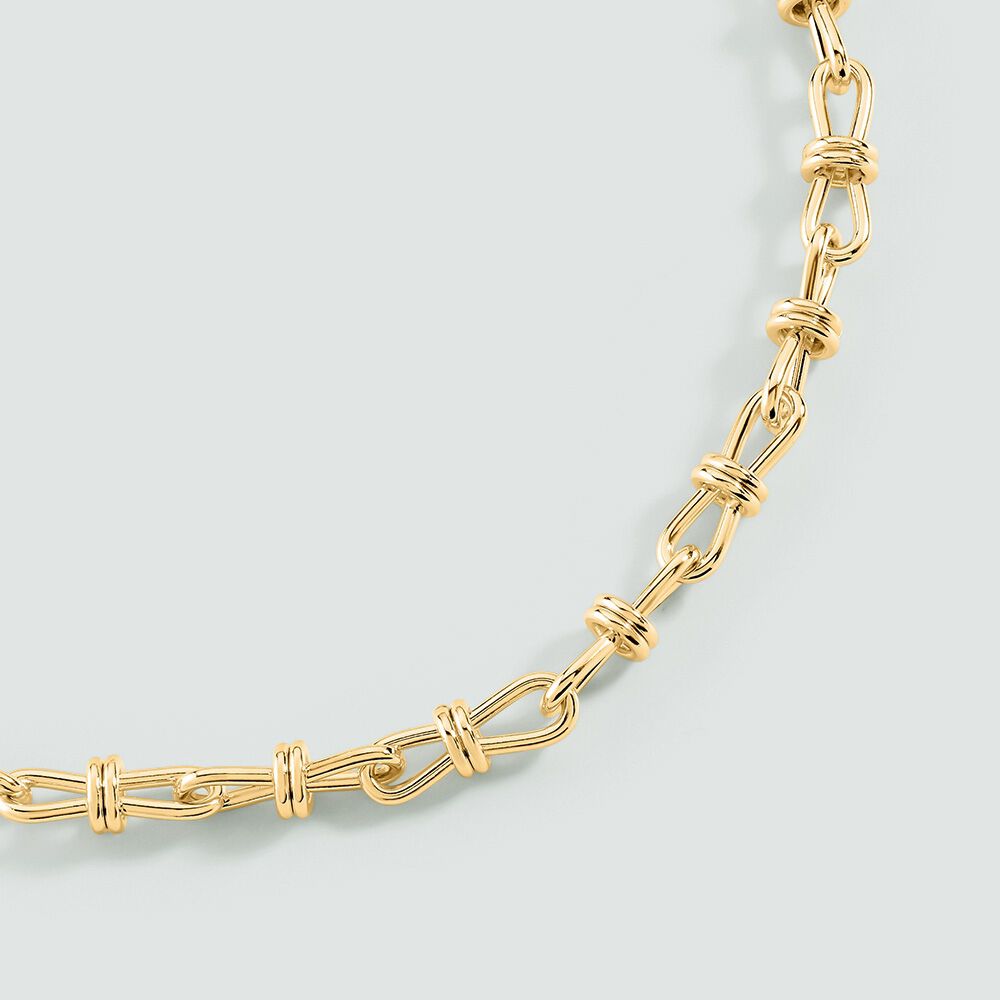 Choker necklace MAUDE - Golden - Choker necklace  | Agatha