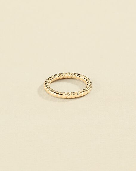Thin ring ADELE - Golden - All jewellery  | Agatha