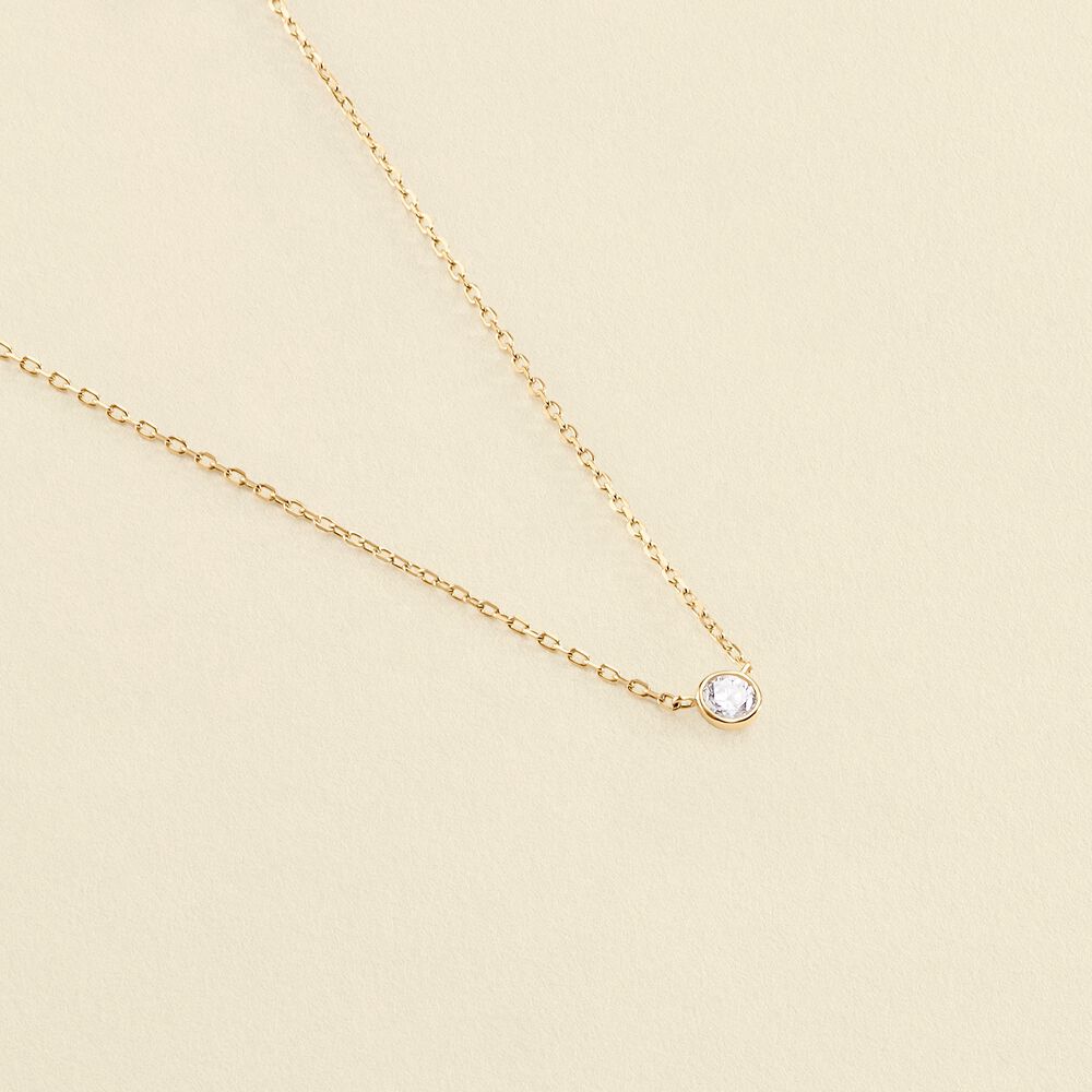 Choker necklace BRILLANT - Crystal / Golden - All jewellery  | Agatha