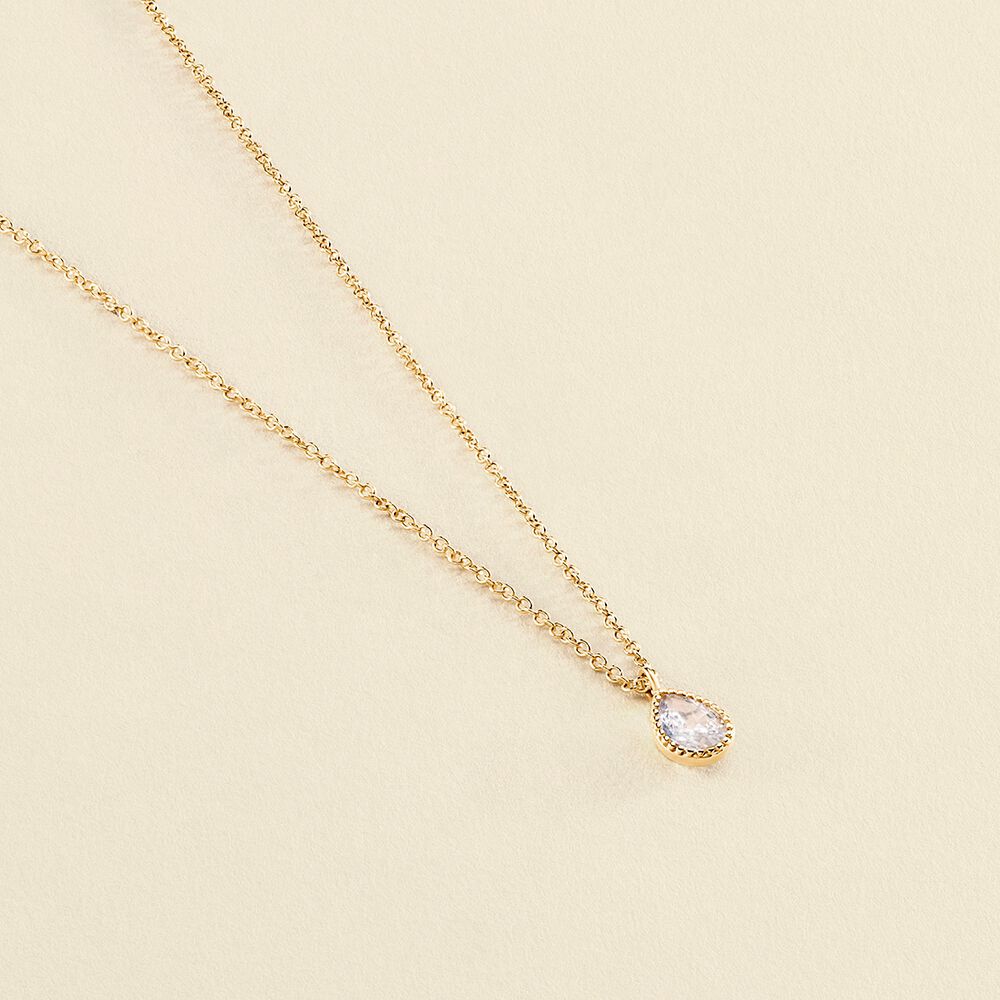 Choker necklace PRISMA - Crystal / Golden - All jewellery  | Agatha