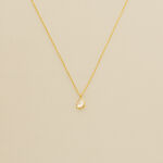 Choker necklace PRISMA - Crystal / Golden