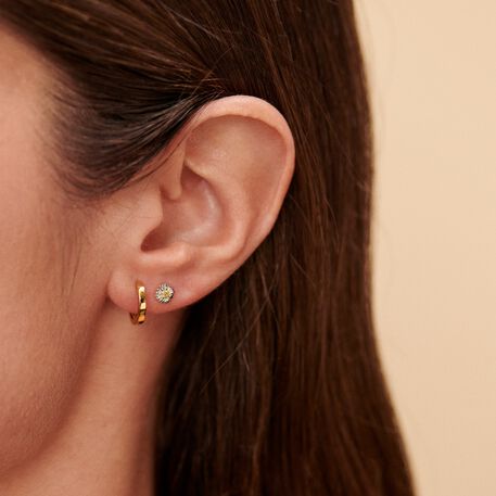 Piercing stud EAR2DAISY - Silver / Gold - All jewellery  | Agatha