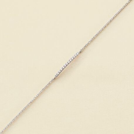Link bracelet BARSHINE - Crystal / Silver - All bracelets  | Agatha
