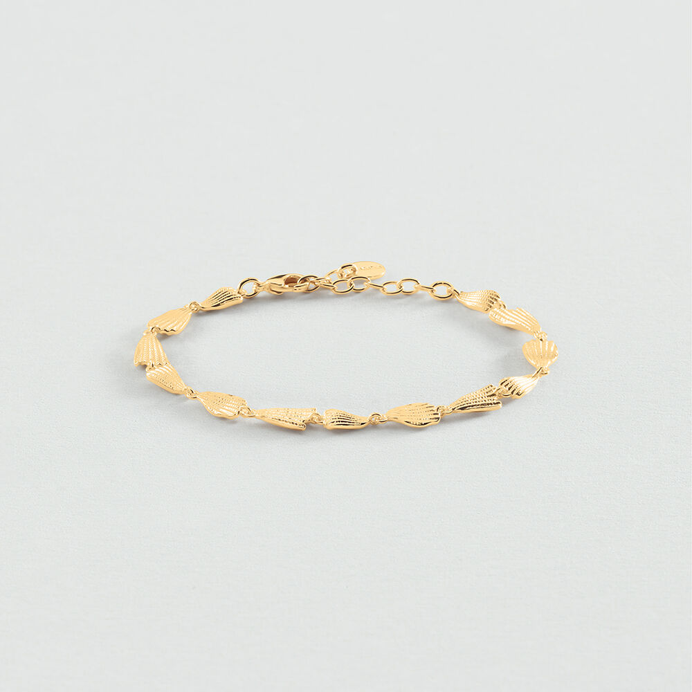 Link bracelet CASSIS - Golden - Bracelets  | Agatha