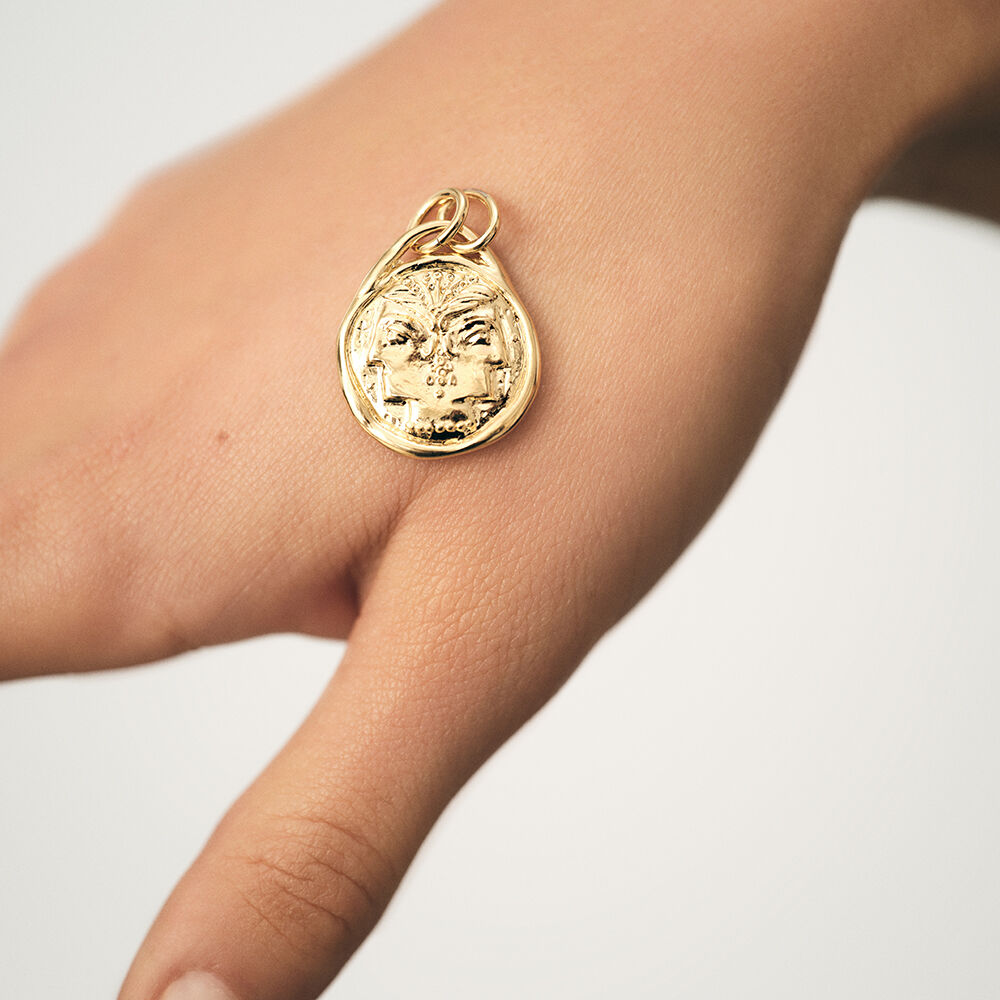Pendant GEMINI ZODIAC - Golden - Jewellery  | Agatha