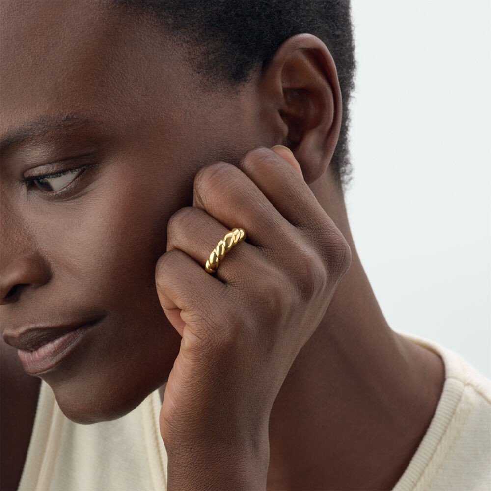 Thin ring RAMATUELLE - Golden - Rings  | Agatha