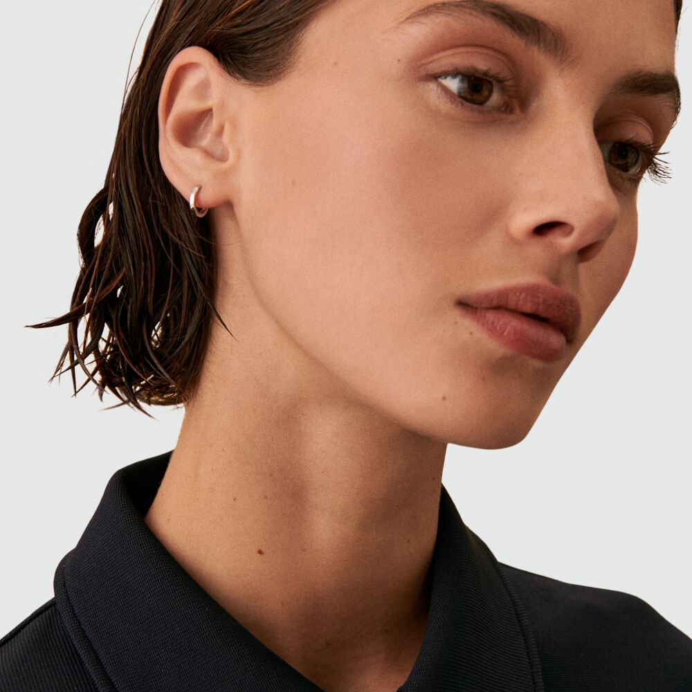 Hoop piercing CRIOLLA - Silver - Genuine silver  | Agatha