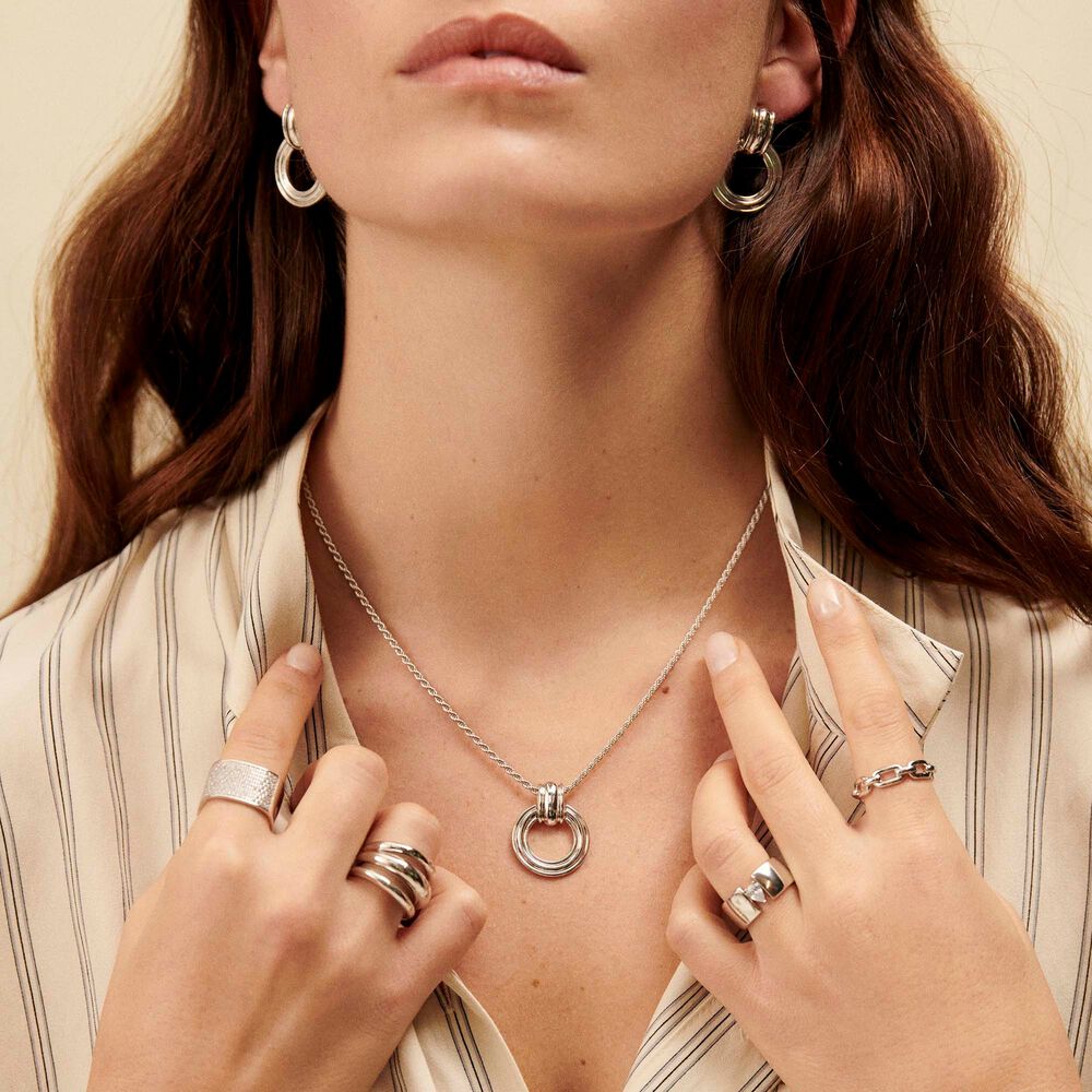 Large ring SISSI - Crystal / Silver - Jewellery  | Agatha