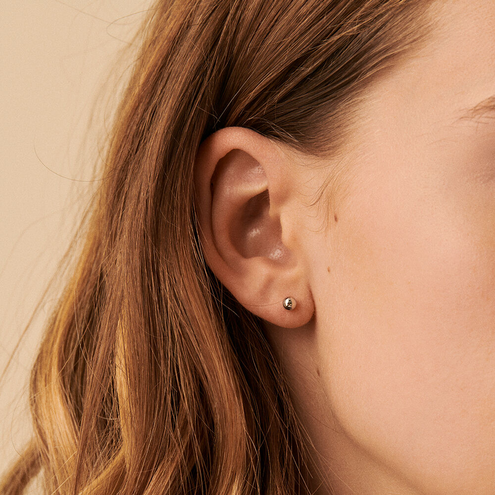 Stud earrings BOUL - Silver - Ball earrings  | Agatha