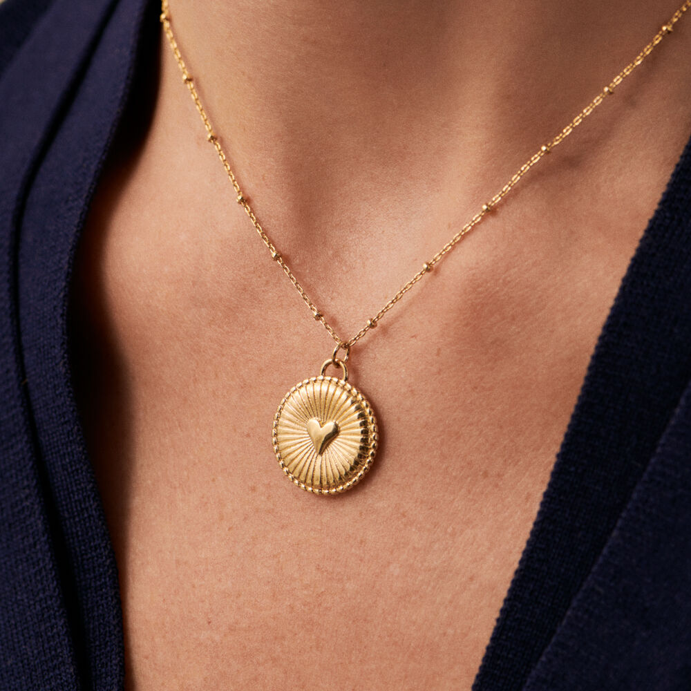 Mid-length necklace APOLINE - Golden - Jewellery  | Agatha