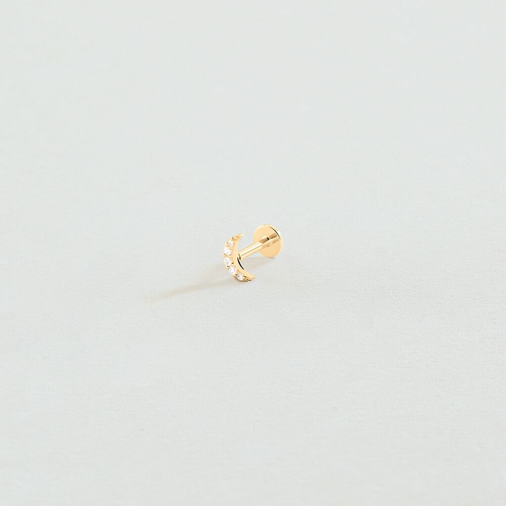 Piercing Helix & Tragus EAR2PALOMA - Crystal / Golden - Jewellery  | Agatha