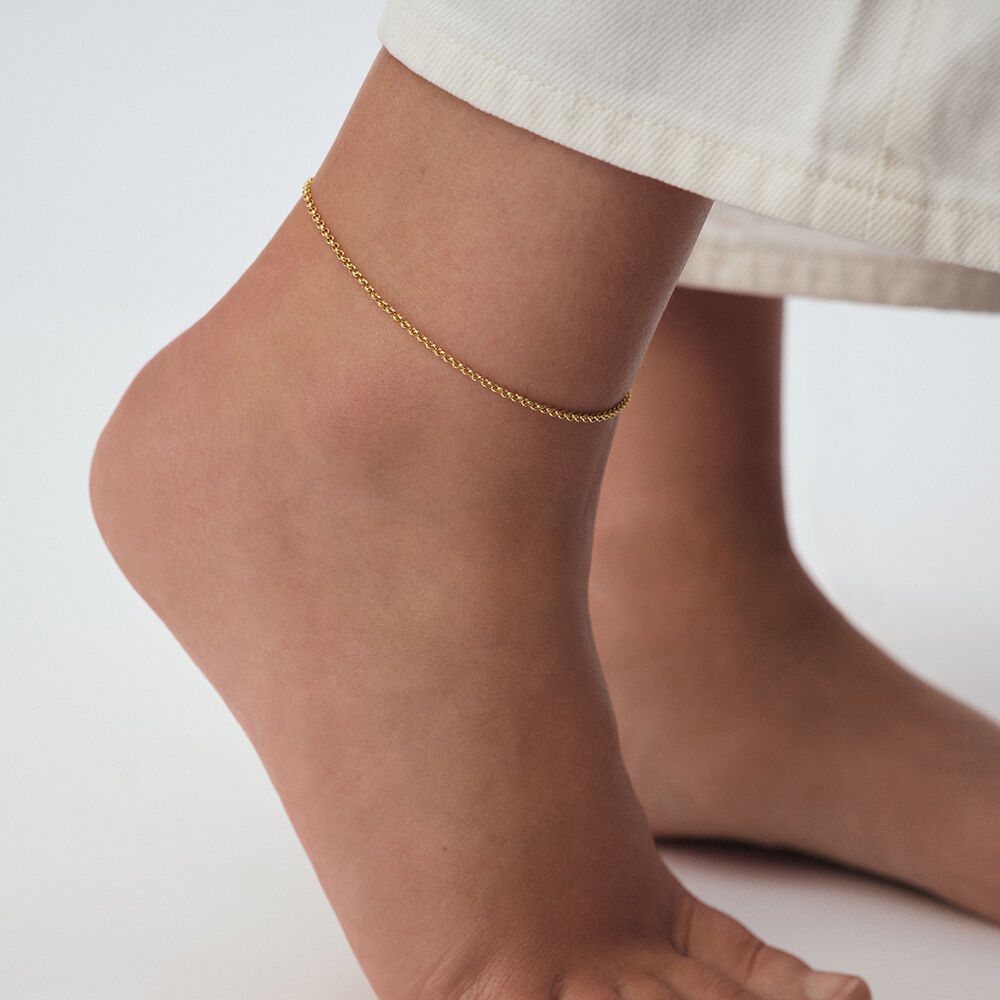 Ankle chain TALIJASY - Golden - Ankle chain  | Agatha