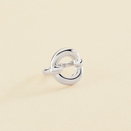 Large ring INES - Silver - All jewellery  | Agatha