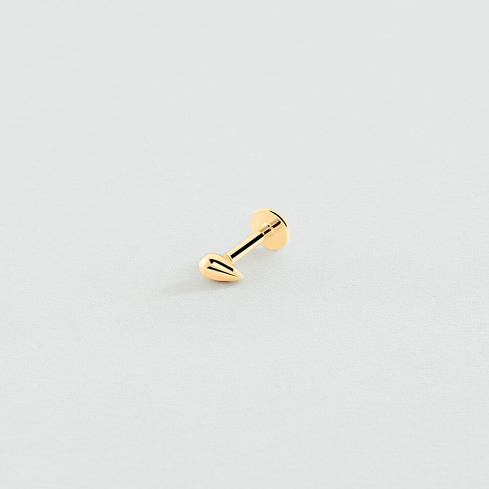 Piercing stud DROP MIX & MATCH - Golden - Genuine silver  | Agatha