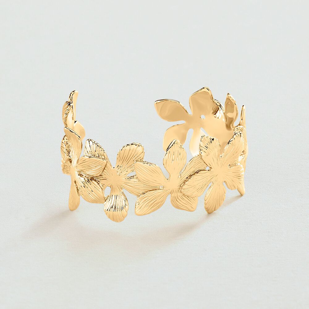 Cuff BLOOM - Golden - Bracelets  | Agatha