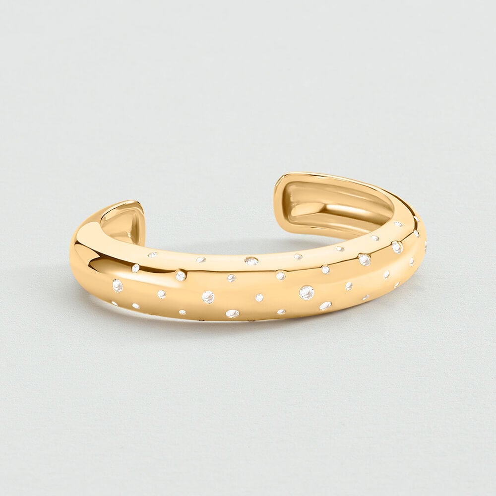 Bangle DANAE - Crystal / Golden - Bangle  | Agatha