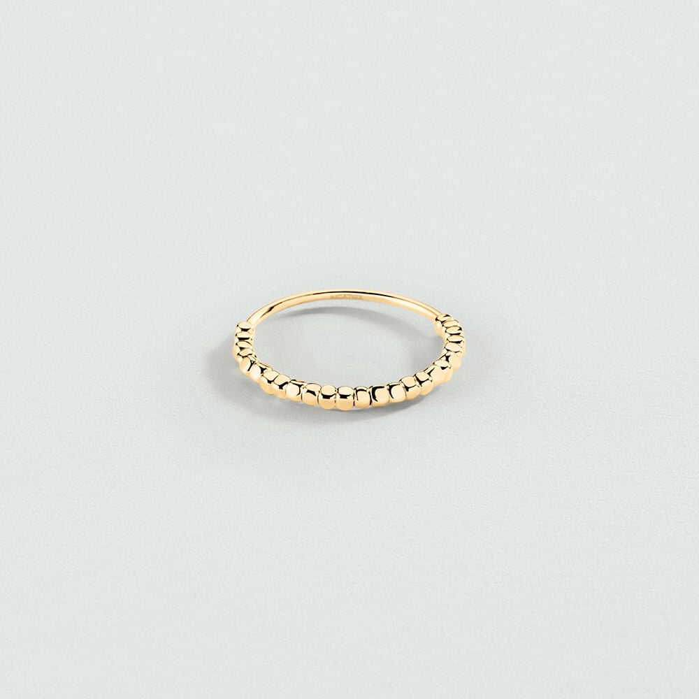 Thin ring CREOBILL - Golden - Birthday  | Agatha