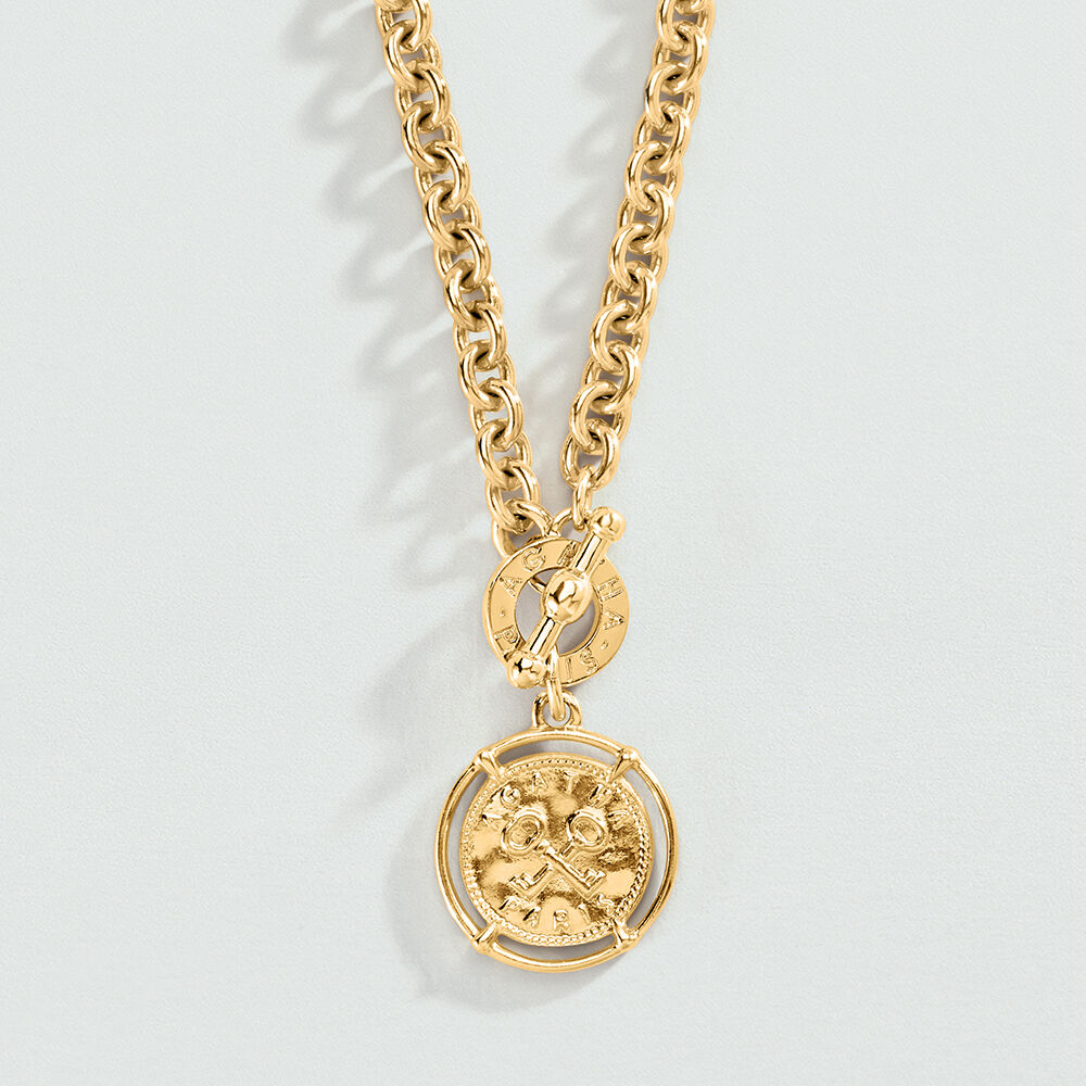 Choker necklace SAINT HONORE - Golden - Choker necklace  | Agatha