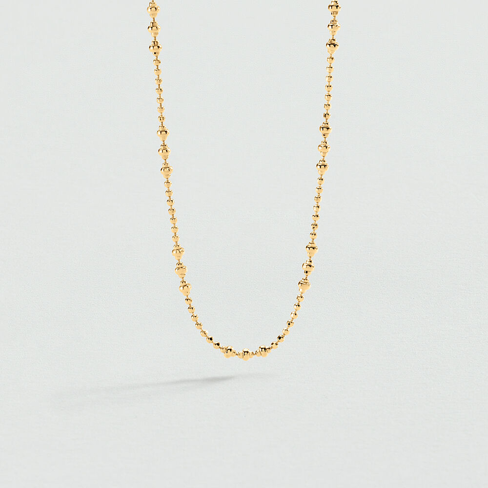 Choker necklace CHAÎNE BOULE - Golden - Choker necklace  | Agatha
