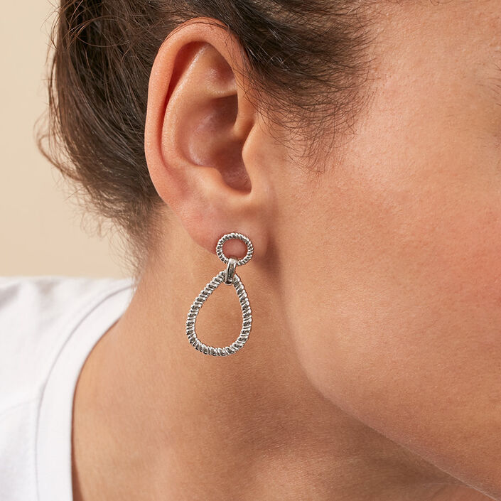 Long earrings ICONICS - Silver - All earings  | Agatha