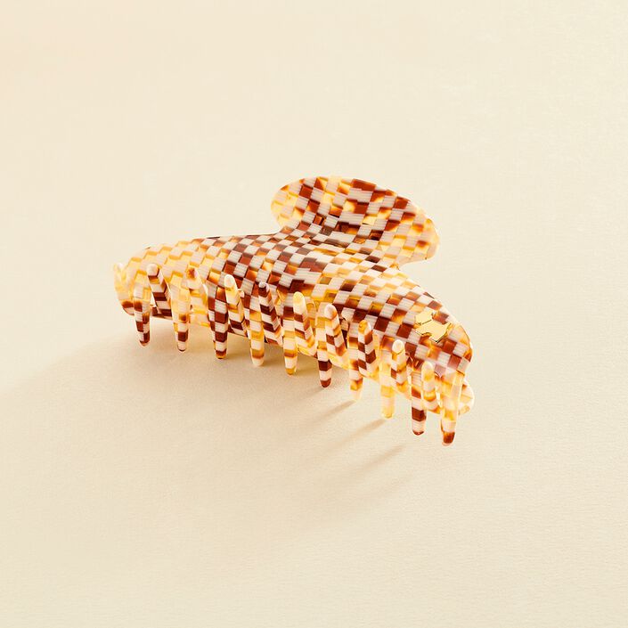 Hair accessory DAMIER - Beige - Accessories  | Agatha