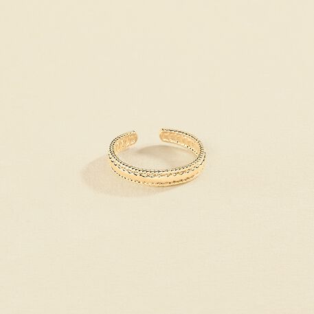 Ajustable ring GOLDEN - Golden - Ajustable ring  | Agatha