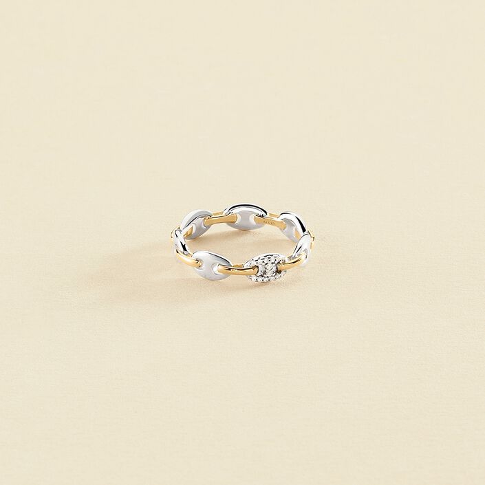 Thin ring ETREINTE - Silver / Gold - Ajustable ring  | Agatha