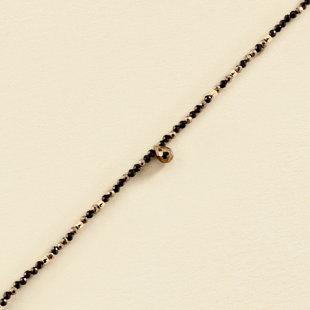 Link bracelet DIAMONDS - Gun - Bracelets  | Agatha
