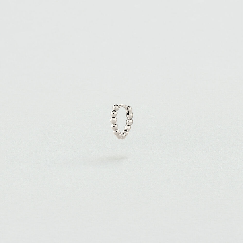 Single hoop earring MIX & MATCH - Silver - Earrings  | Agatha