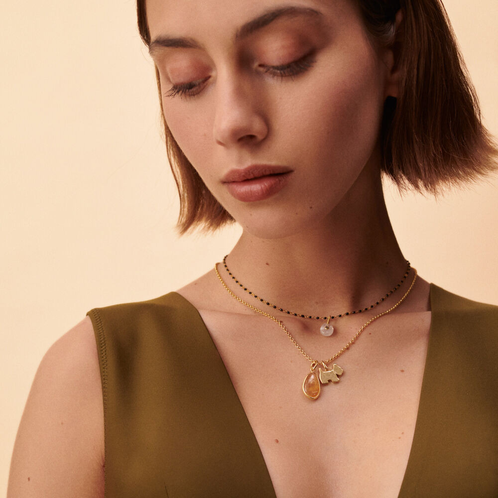 Choker necklace SMARTY Black Gold