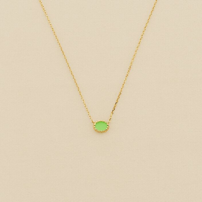 Choker necklace ATMA - Onyx/ green - All jewellery  | Agatha