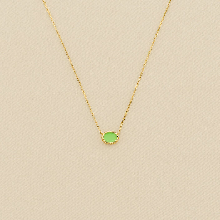 Choker necklace ATMA - Onyx/ green - All jewellery  | Agatha