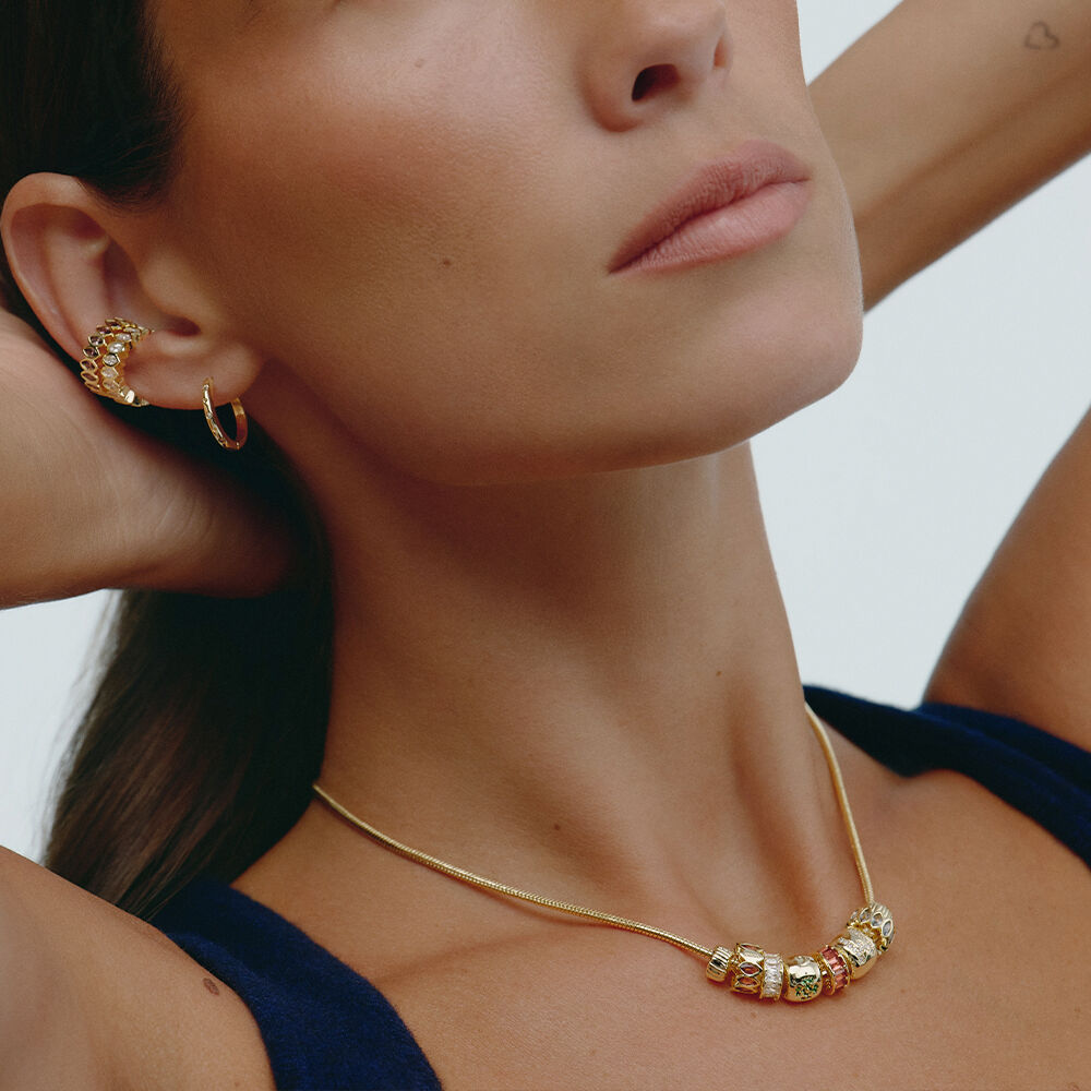 Pendant LUCKY GIRL - Multicolor / Gold - Jewellery  | Agatha