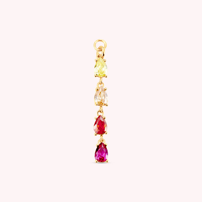 Piercing accessories GOUTTE - Multicolor / Gold - All jewellery  | Agatha