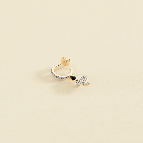 Hoop piercing SNAKY - Gold / Gun - All jewellery  | Agatha