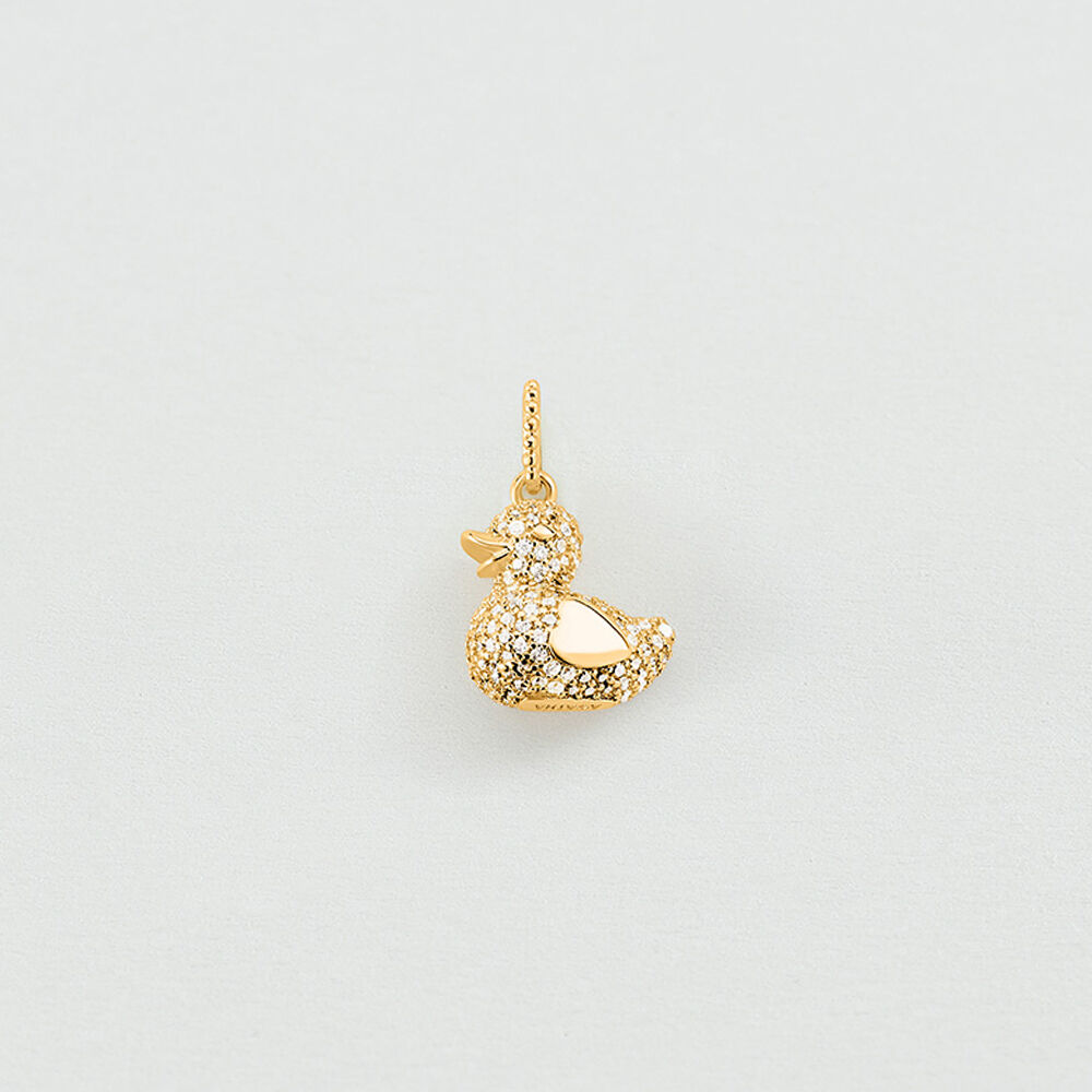 Pendant MAMA PATA PAVED - Crystal / Golden - All charms  | Agatha