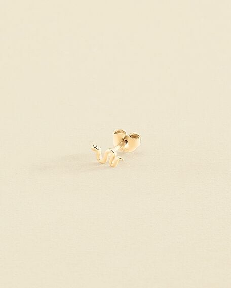 Piercing stud VIPER - Golden - All jewellery  | Agatha