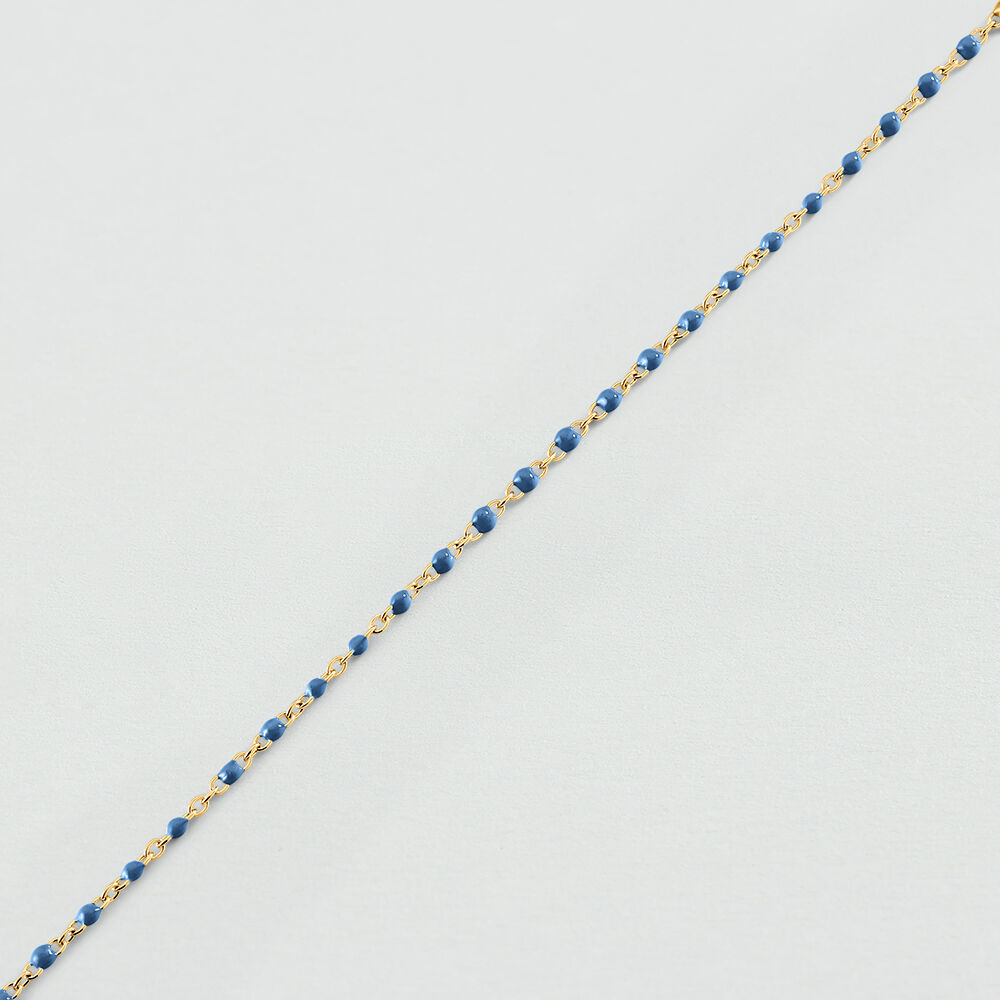 Ankle chain SMARTY - Blue / Gold - Ankle chain  | Agatha