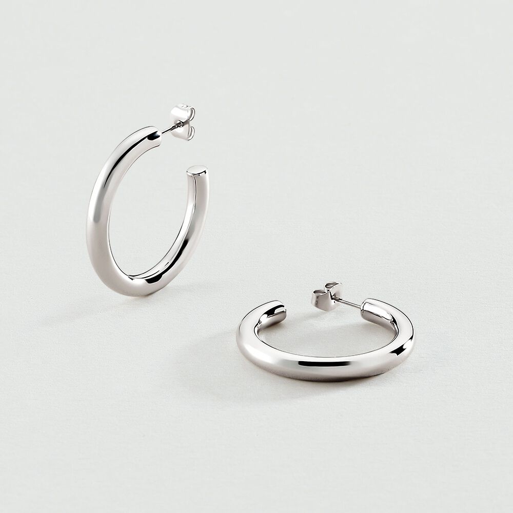Hoops GIPSY - Silver - Earrings  | Agatha