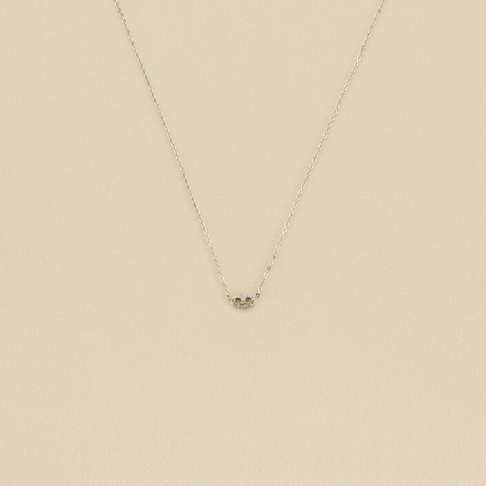 Choker necklace ETREINTE - Crystal / Silver - All jewellery  | Agatha
