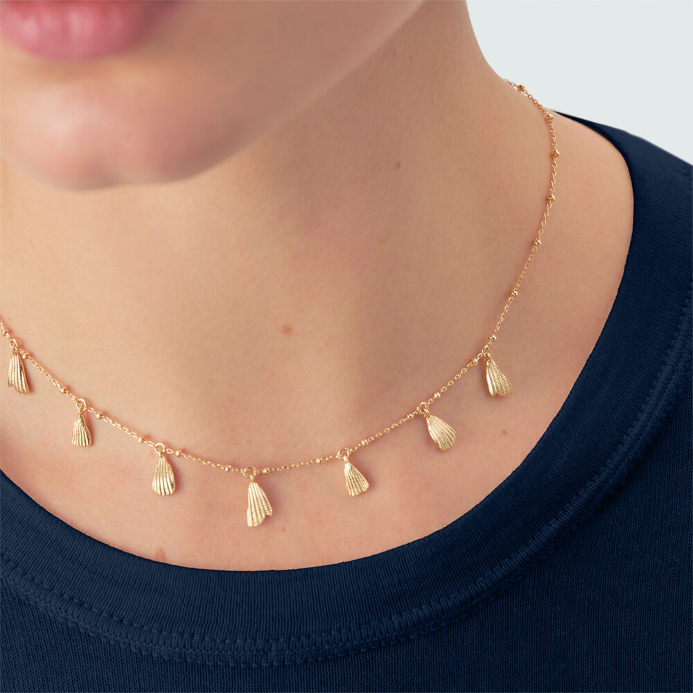 Choker necklace CASSIS - Golden - Choker necklace  | Agatha