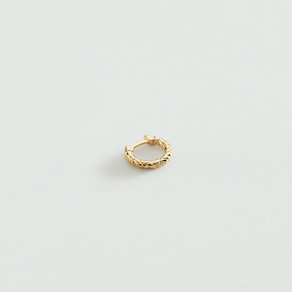 Hoop piercing TRESSEE - Golden - Hoop piercing  | Agatha