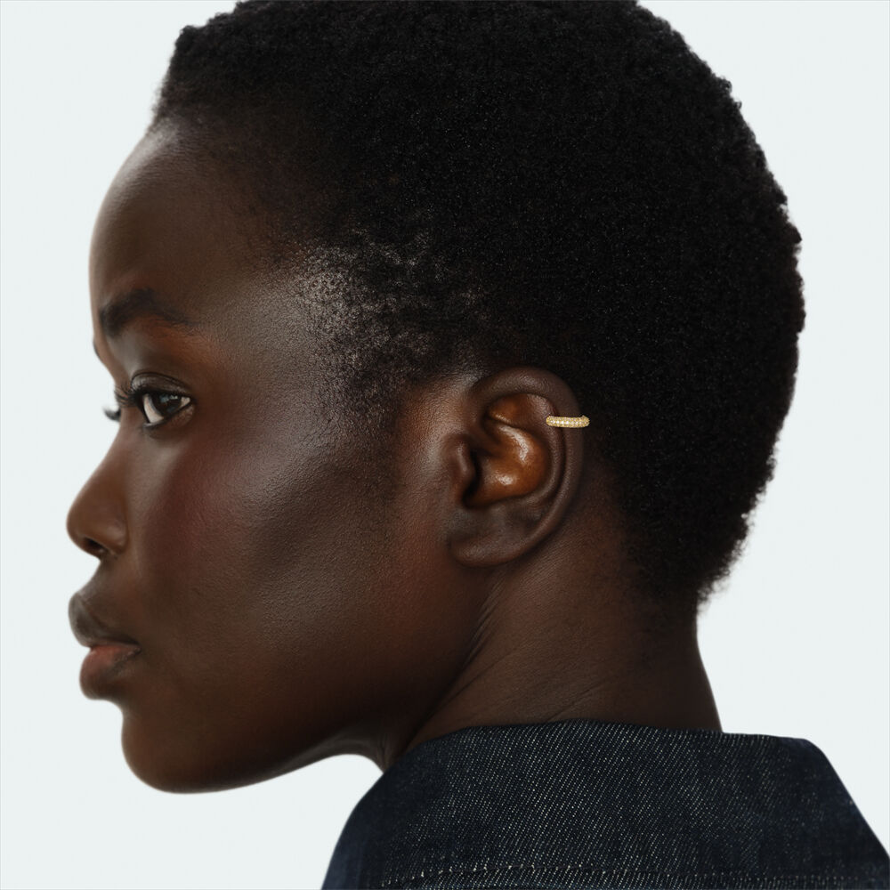 Ear cuff RIVOLI - Crystal / Golden - Ear cuff  | Agatha