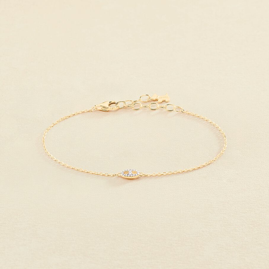 Link bracelet ETREINTE - Silver / Gold
